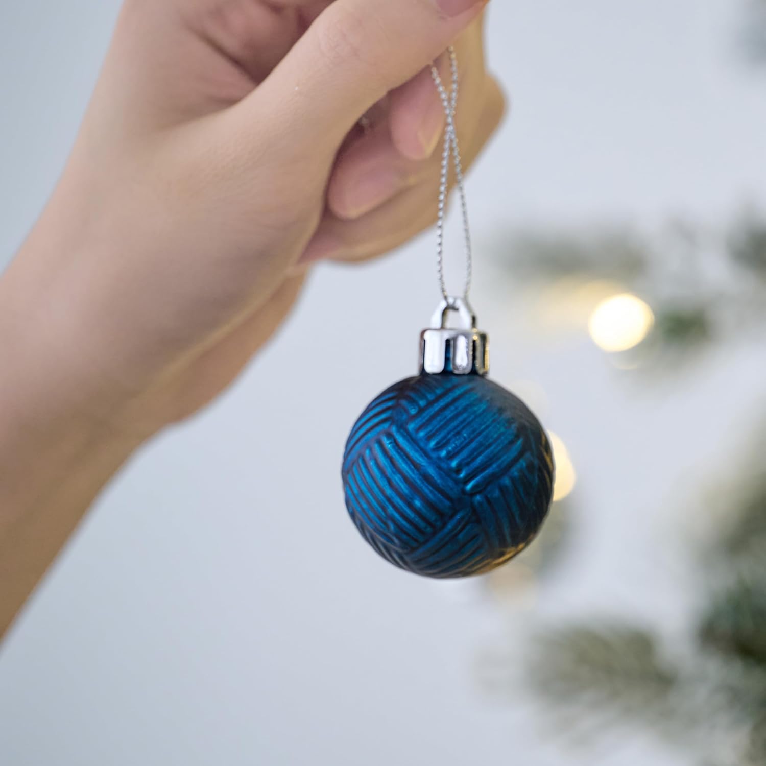 Valery Madelyn 1.6" Christmas Ornaments Tree Decorations for Fall Halloween Decor& Lighted Christmas Angel Tree Topper with Timer(2 Items Buddle)