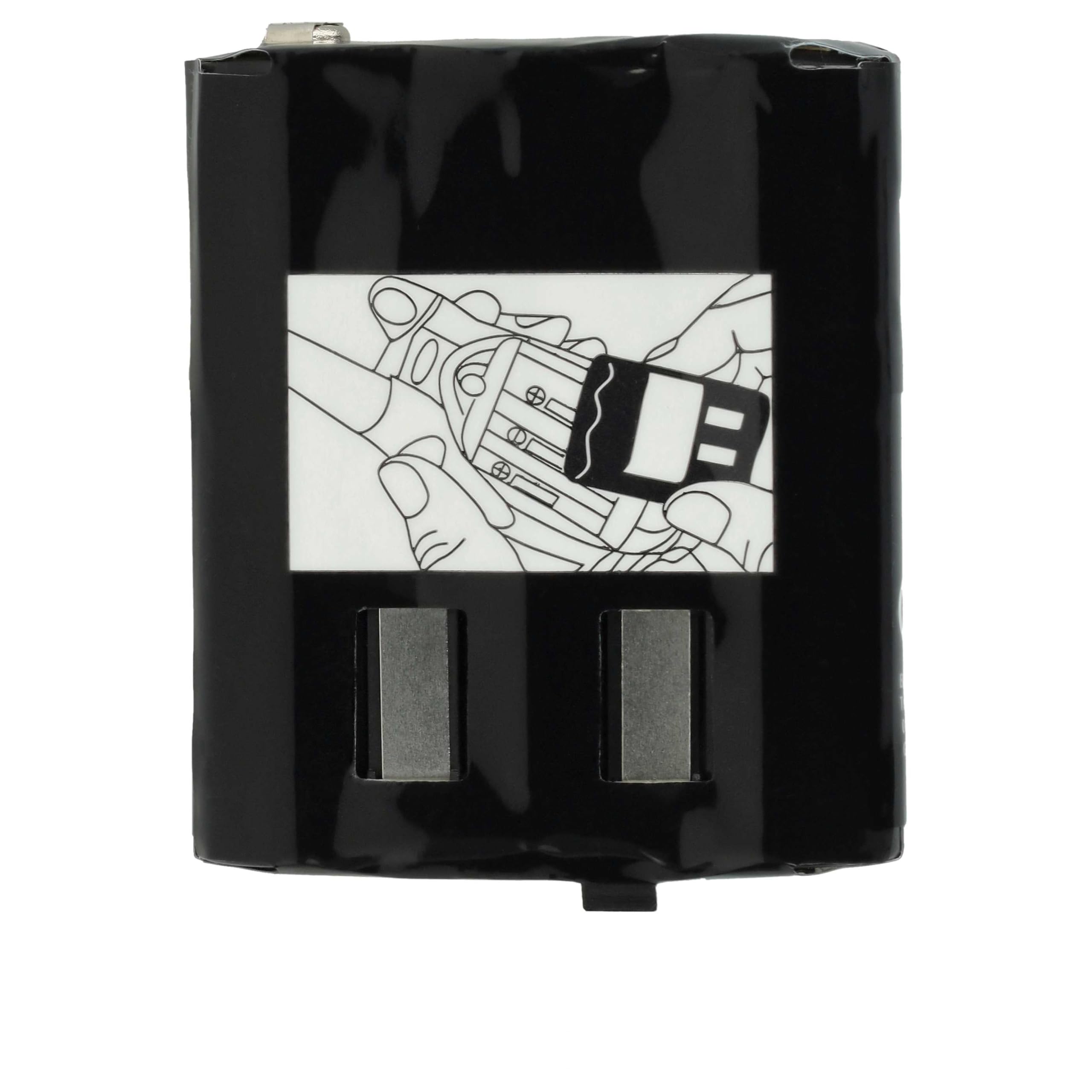 vhbw bateria NiMH 1300mAh 3,6V do Motorola Talkabout T5412 T5422 T5532 T5622 T62 radio