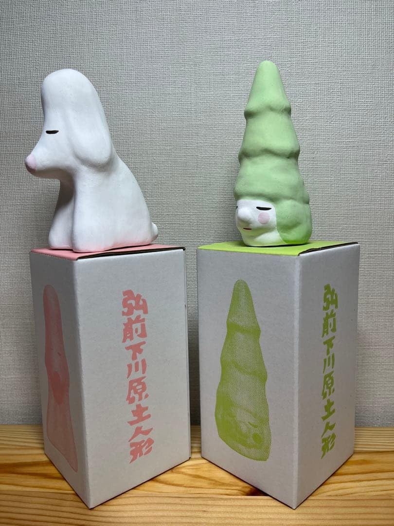 奈良美智 あおもり犬 森の子 フィギュア2点セット ミニ置物 希少品 Amazon.co.jp: 奈良美智 下川原焼 あおもり犬 森の子 2体セット置物