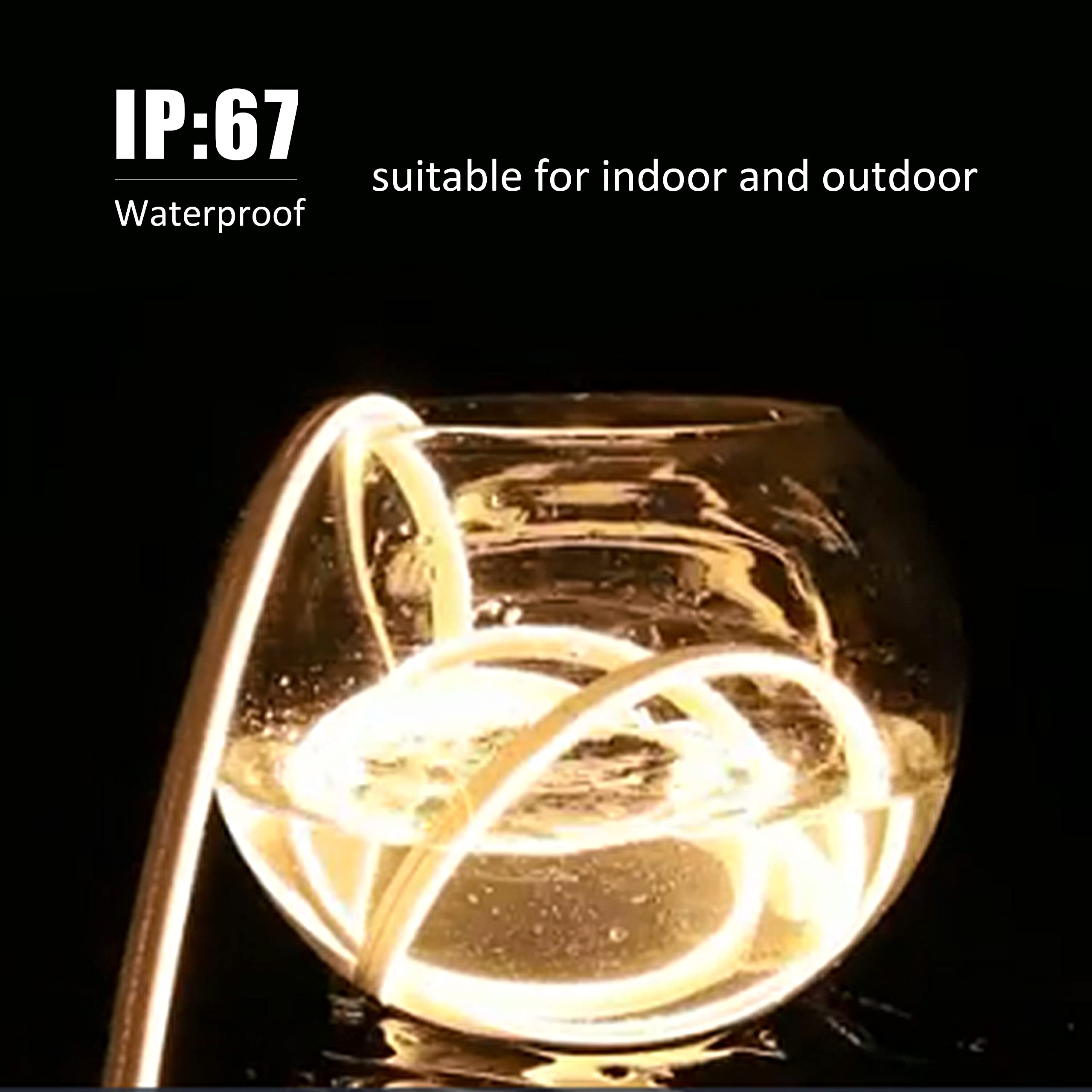 Bandeau LED Néon Silicone YXHL 15m - 3000K Blanc Chaud, IP67, Décoration Intérieur/extérieur