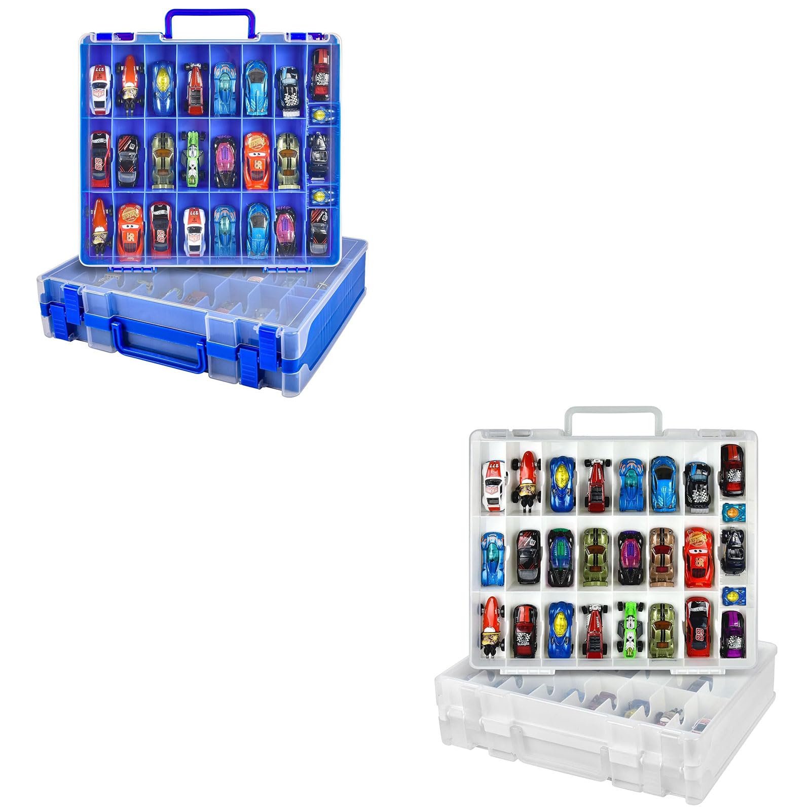 Xuerdon Toy Car Storage Organizer Case Compatible with Hot Wheels/for Matchbox Cars. Disp…