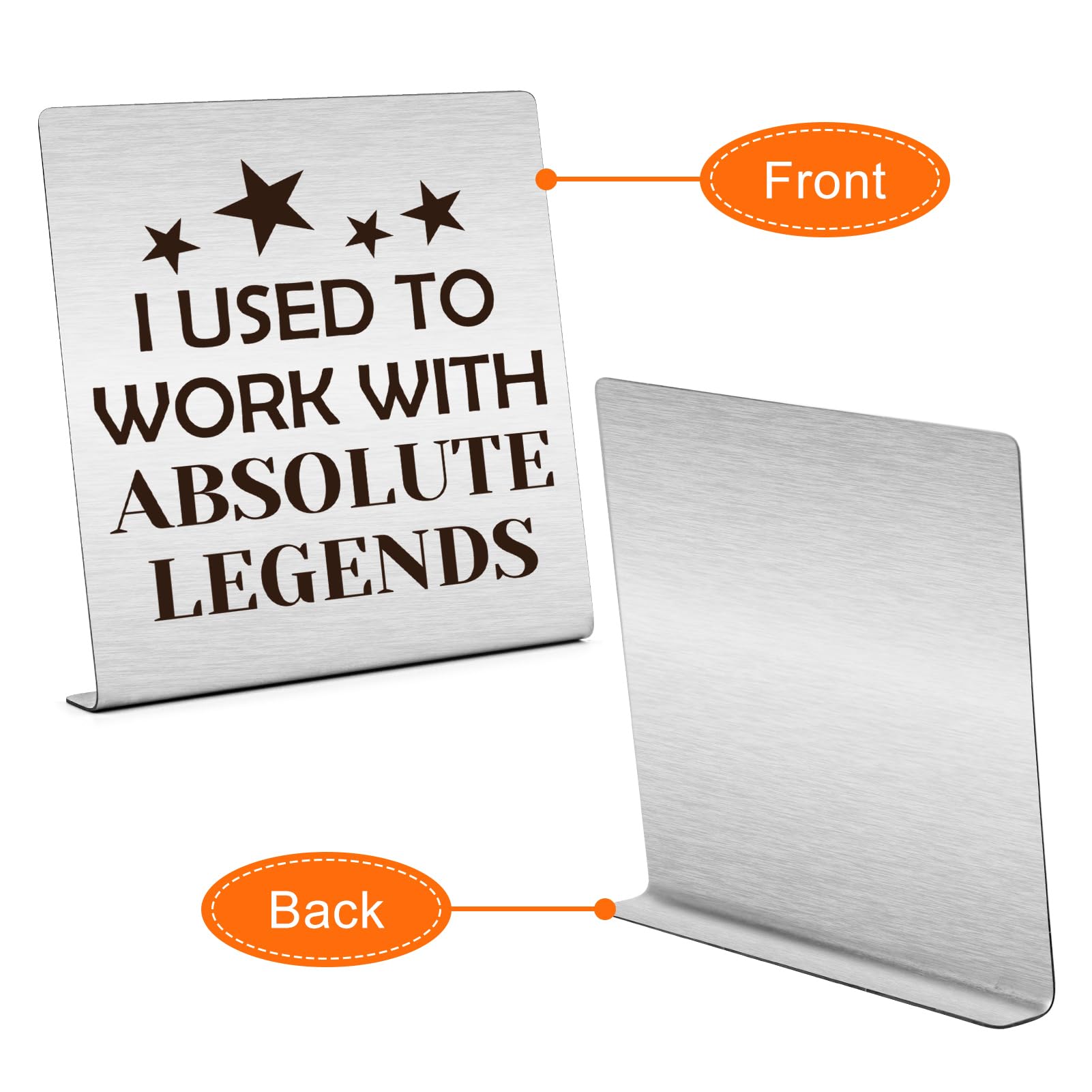 Coworker Leaving Gifts for Women Men New Funny Office Desk Signs Plaque Job Office Gifts Going Away Goodbye Gifts for Coworker Retirement Gifts for Colleague Boss Farewell Gifts for Friends - Image 3