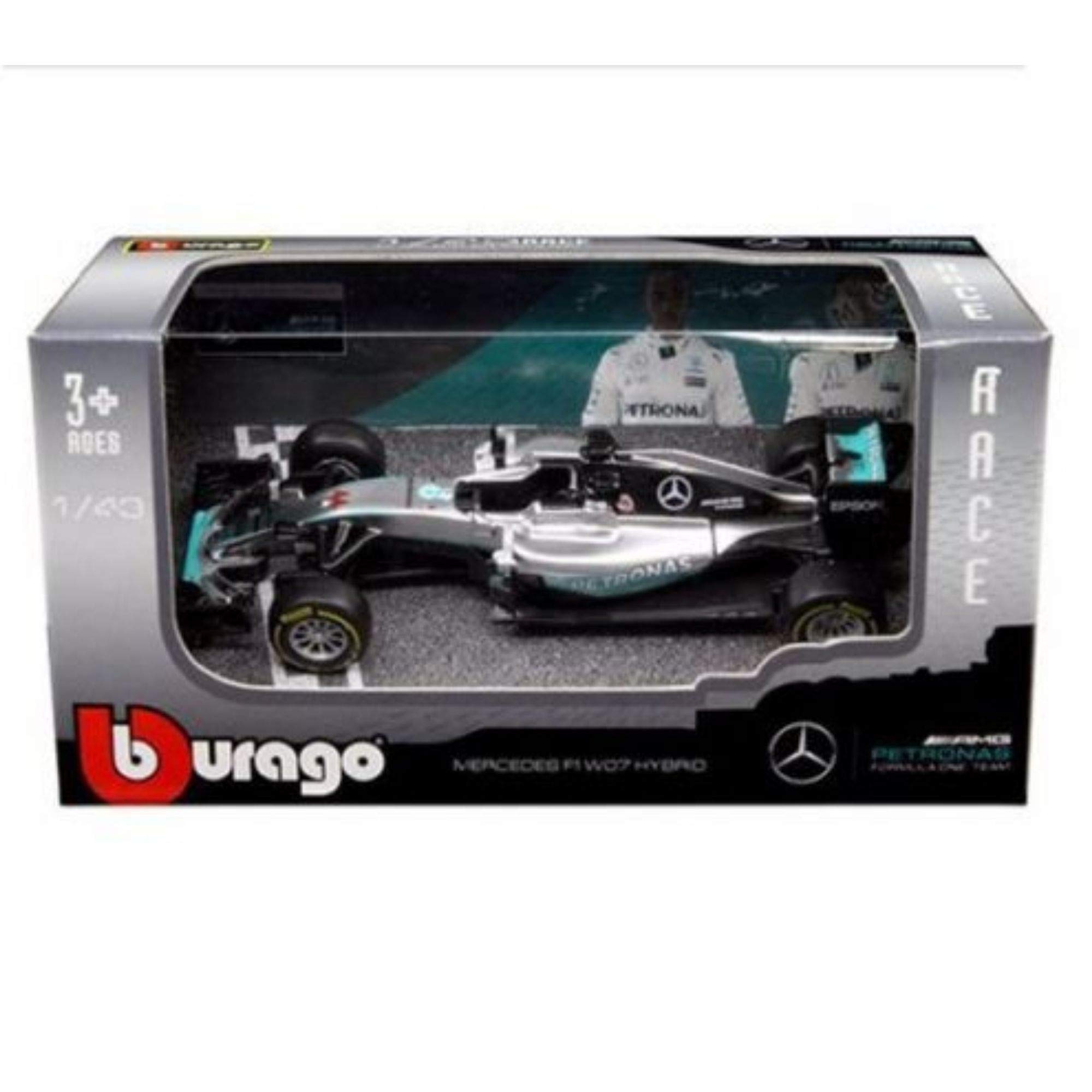 Bburago Mercedes F1 W07 Hybrid Lewis Hamilton Diecast Toy Car