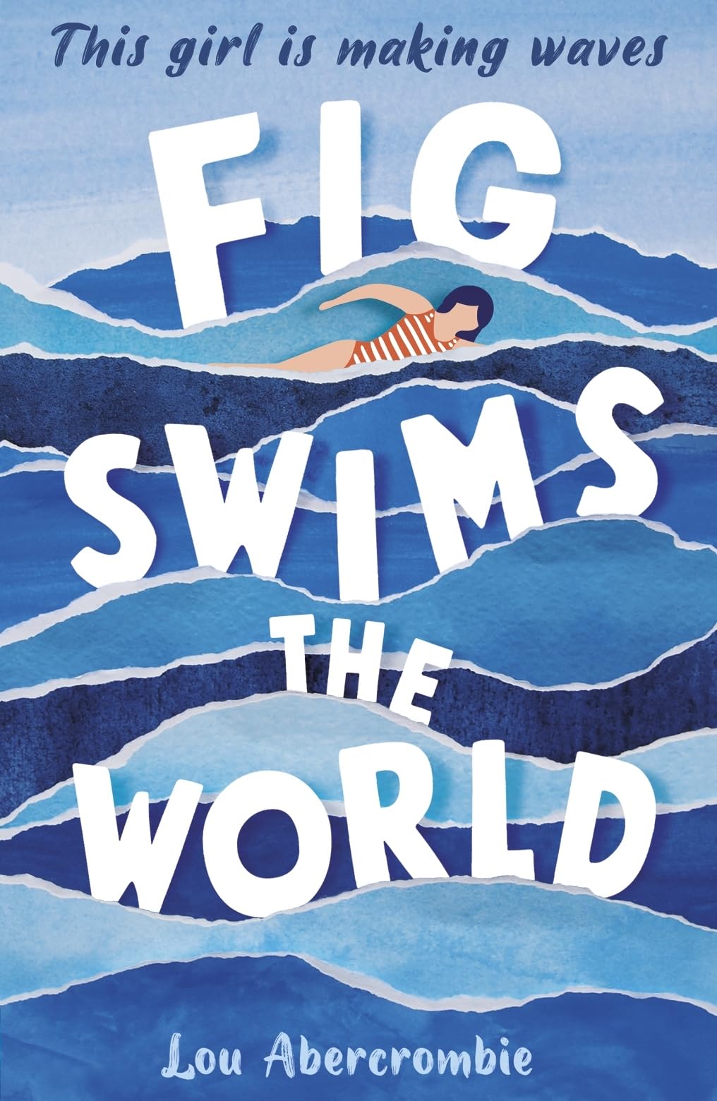 Lou Abercrombie - Fig Swims the World - Paperback Book - Children's Fiction