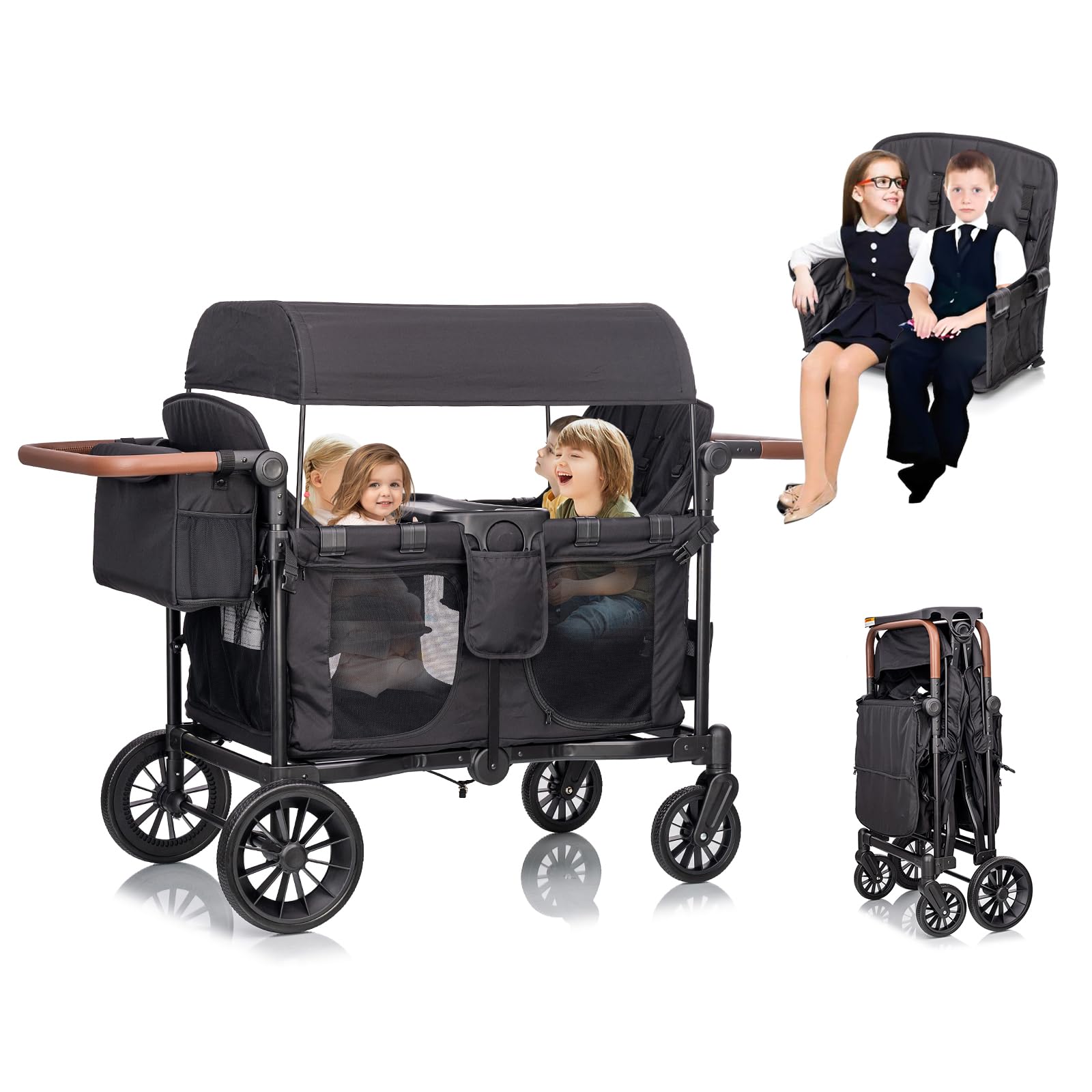 Voupou 4-Kid Wagon Stroller
