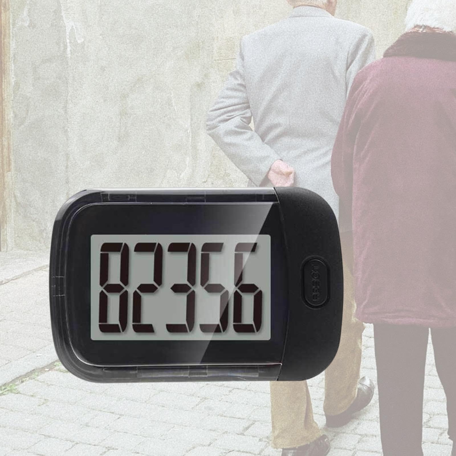 Vaveren Walking 3D Pedometer Step Counter with Clip & Lanyard Versatile Step Track Track Steps for Seniors Fitness Men Women