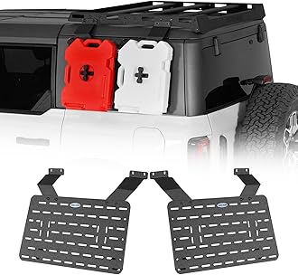 u-Box Bronco Rear Window Molle Panel Exterior Storage for Ford Bronco 4-Door Hardtop 2021-2026