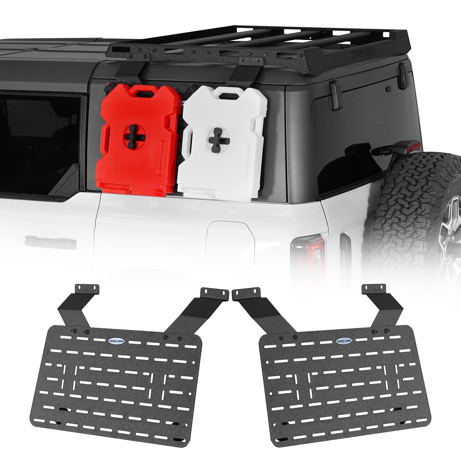 u-Box Bronco Rear Window Molle Panel Exterior Storage for Ford Bronco 4-Door Hardtop 2021-2025