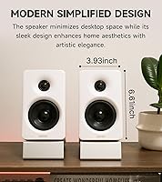 Vista 9 de Edifier M60 Multimedia Speaker Bluetooth 5.3, 66W RMS, Hi-Res Audio & Hi-Res Wireless Audio, LDAC,3" Mid Bass & 1" Tweeter, USB-C & Aux Inputs
