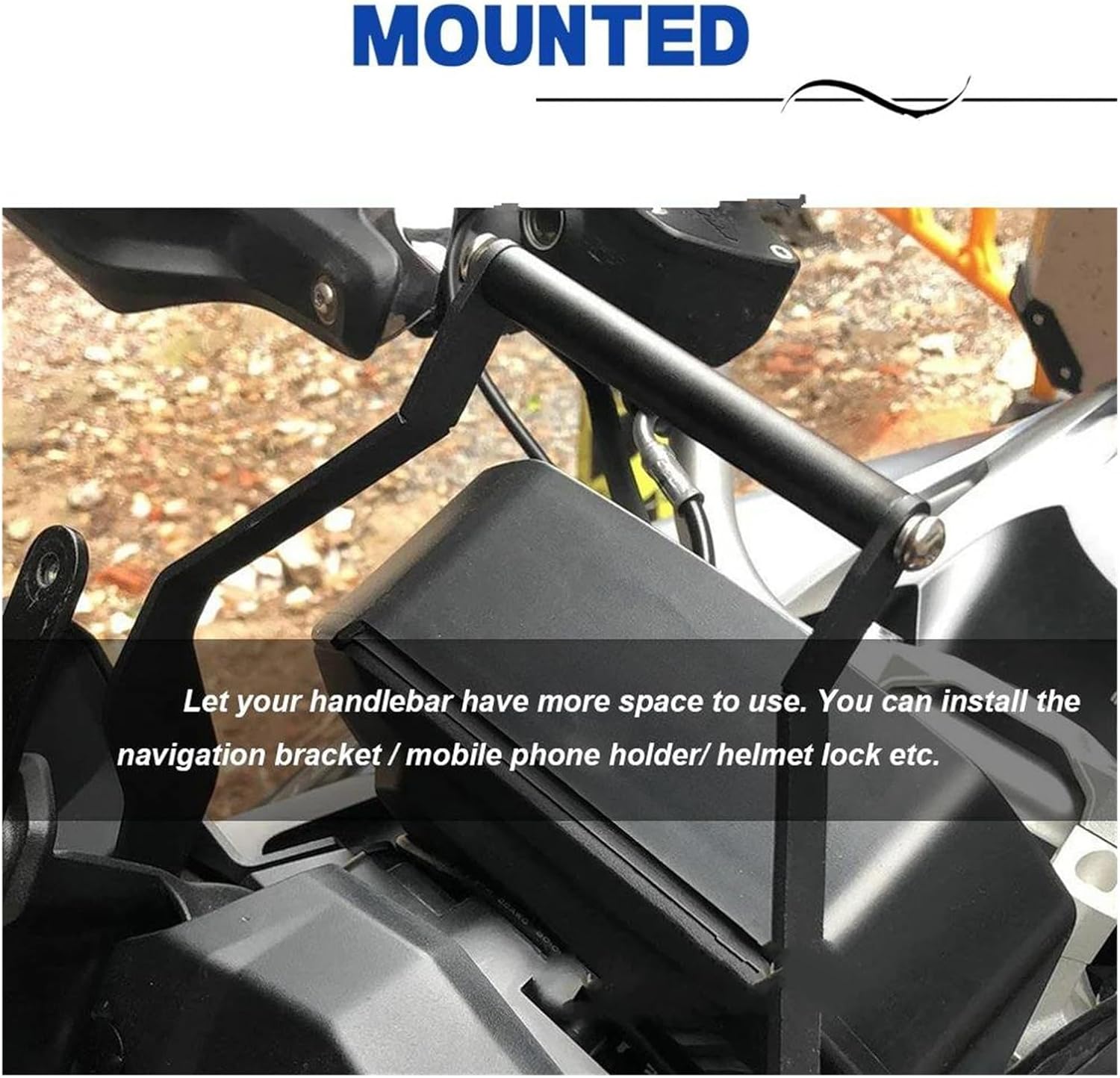 Mobile Phone Holder GPS Mount Bracket For F750GS For F850GS 2018 2019 For F750 For F850 GS For F 750GS For 850GS Phone Holder Roll Bar Stand Navigation Bracket(1)