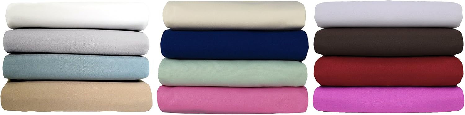 D. Charles Luxury Microfiber Sheets with Near Cotton Finish and 3 Extra Bonus Pillowcases (Bright Silver, Twin XL)