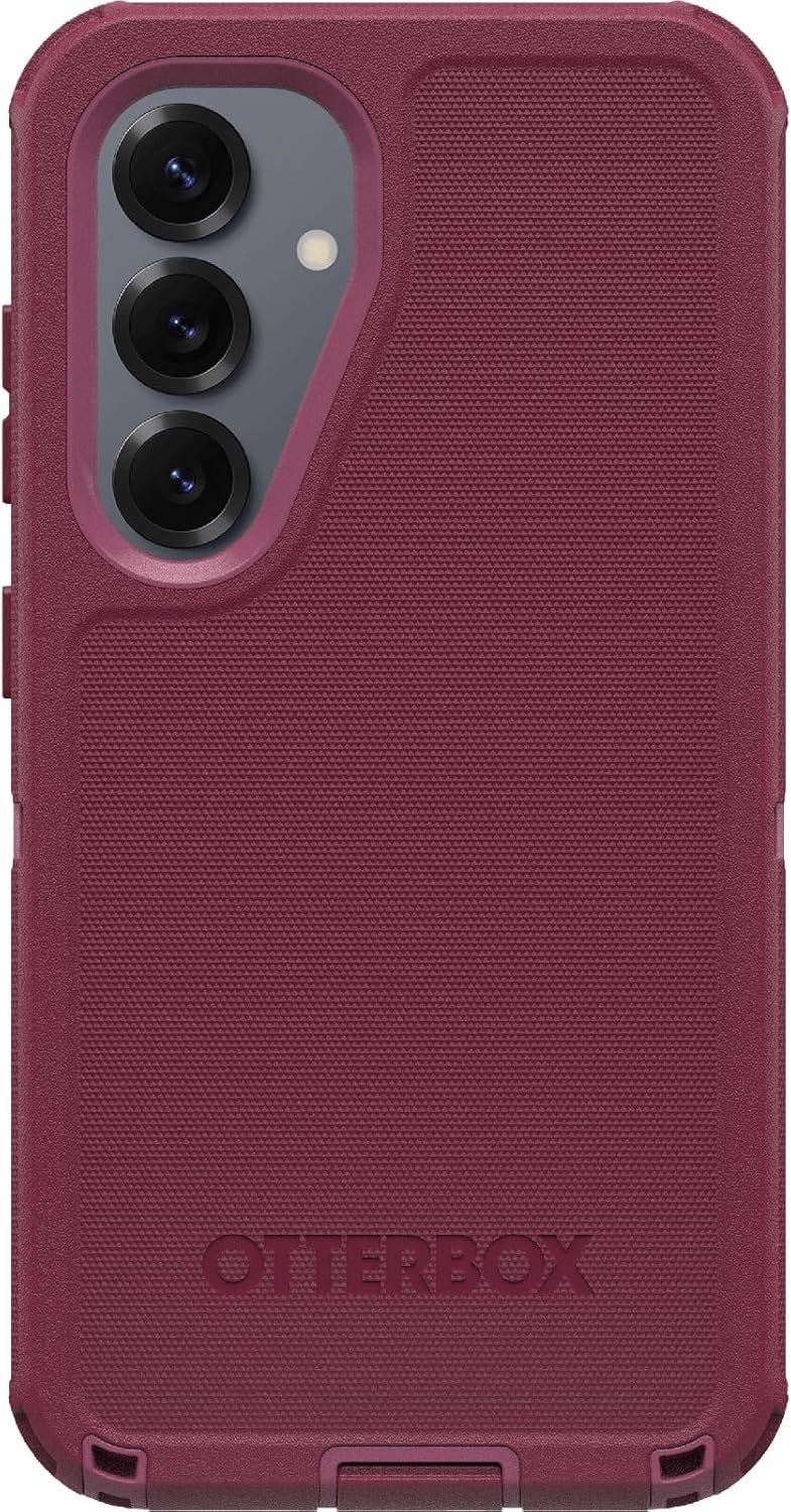 OtterBox Samsung Galaxy S25 Defender Series Case - Non-Retail Packaging (Foxberry Pink)