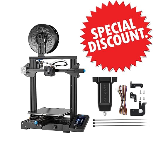 review CREALITY Official Ender 3 V2 3D Printer with MeanWell Power Supply Upgraded Plus CR Touch