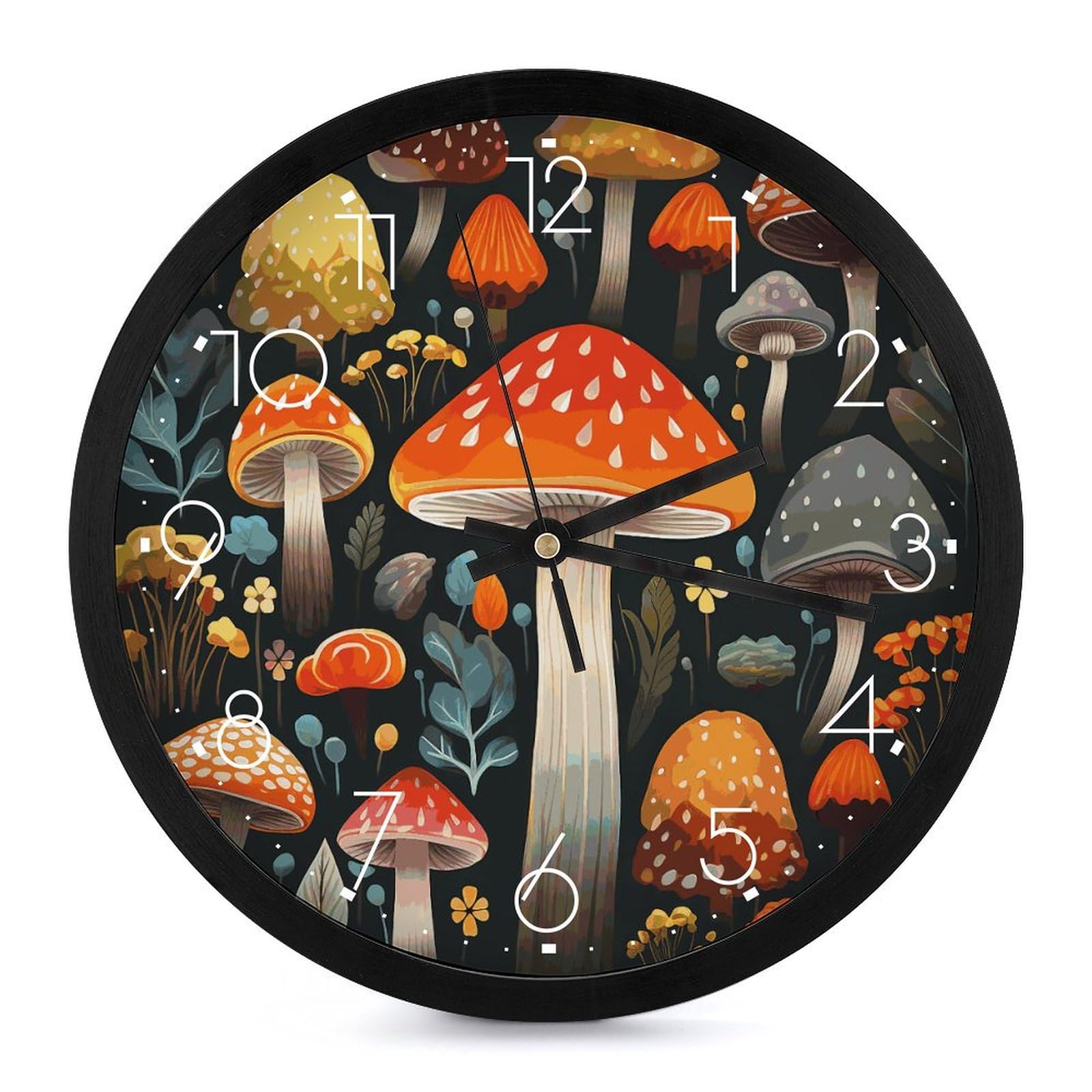 Horloge murale sans tic-tac éliminant le bruit pour un sommeil paisible