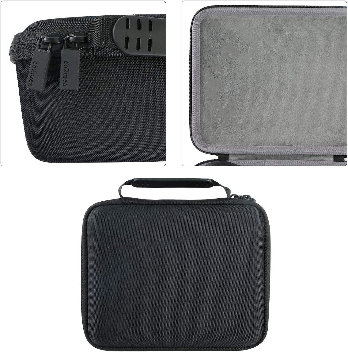 co2CREA Hard Case for OMRON Silver M4 Blood Pressure Monitor Upper Arm Cuff BP5250 BP7250 HEM-7156 HEM-7155T, Portable Travel Case Replacement