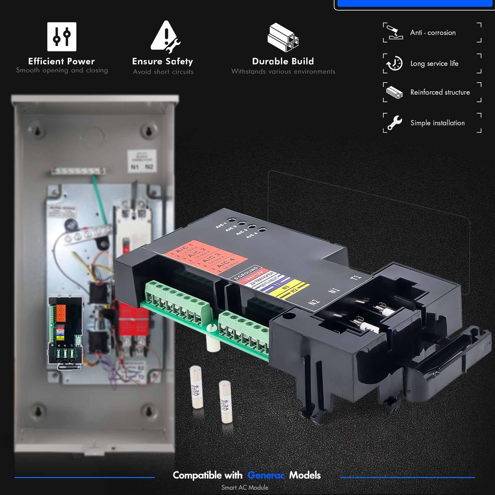 Generac Generator Smart AC Module (SACM) Load Shed Module For Generac ...