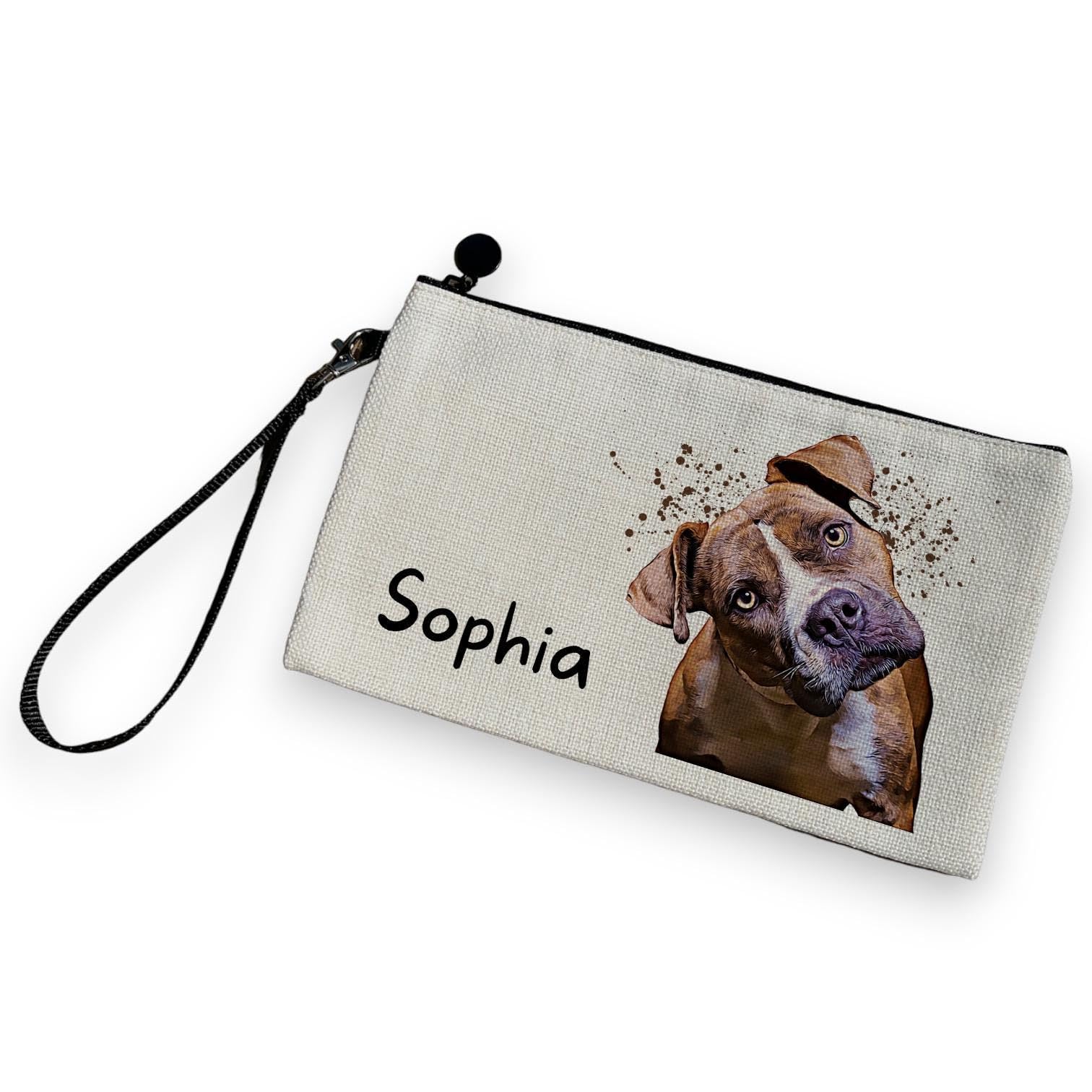 Personalised Boxer Dog Pencil Case, Gift For Kids, Back To School Supplies for Teacher, Thank You Gift for Dog Lovers, Stationary Organiser