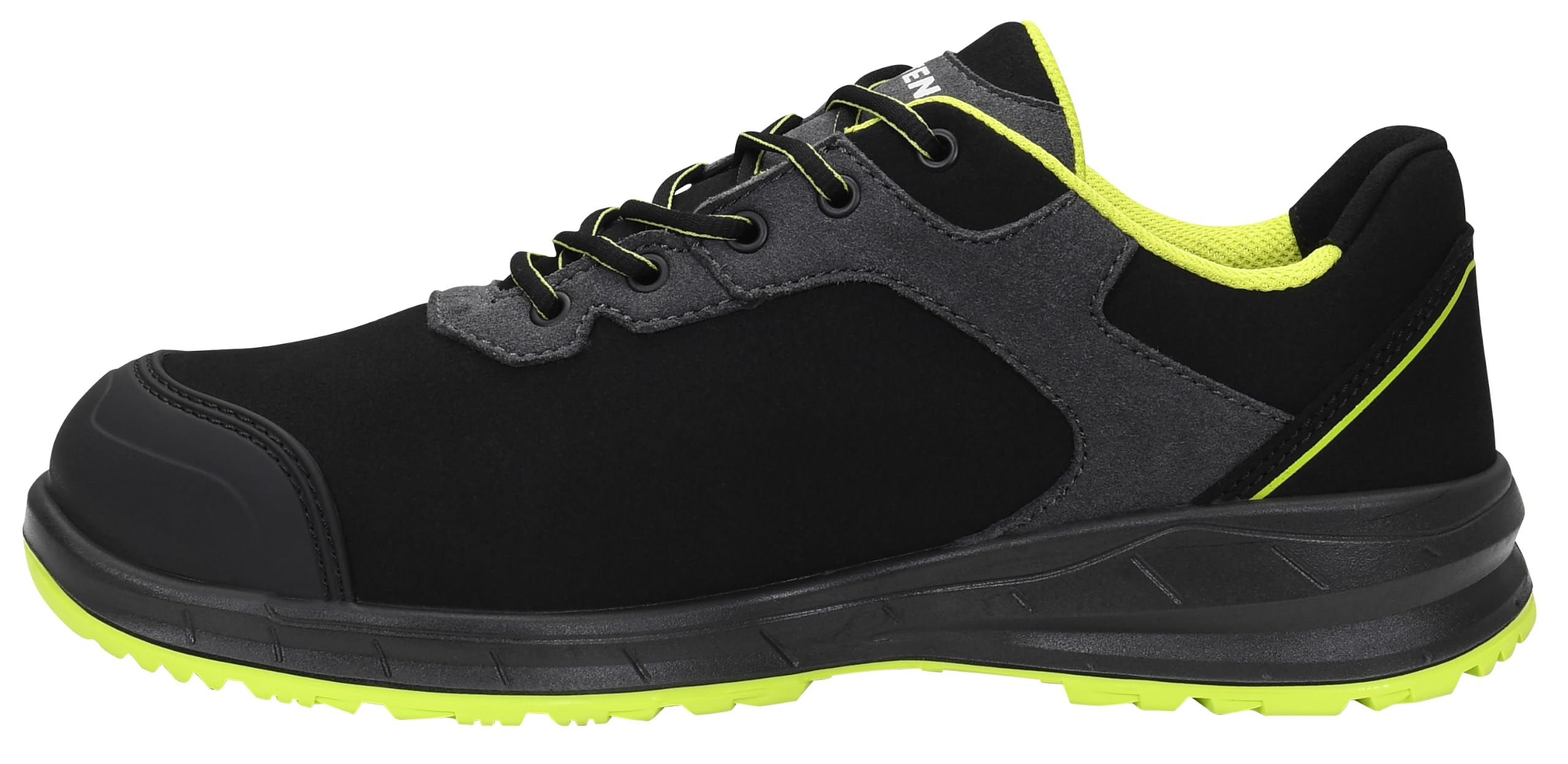 ELTEN Loan XXSports Pro Black-Lime Low ESD S3 | Sicherheitsschuhe für Damen & Herren, Stahlkappe, leicht, atmungsaktiv