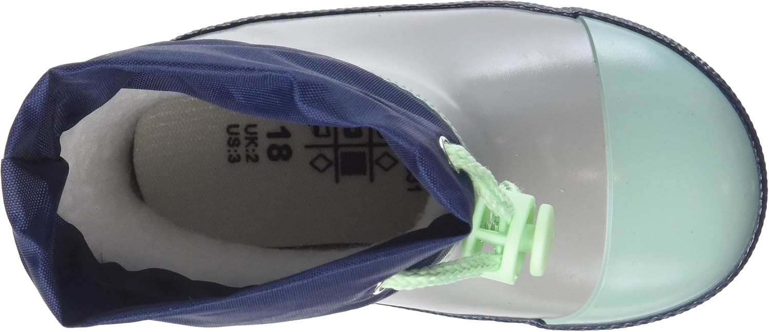 Playshoes Mixte enfant Rubberen Laarzen Halfhoge Schacht Gevoerd
