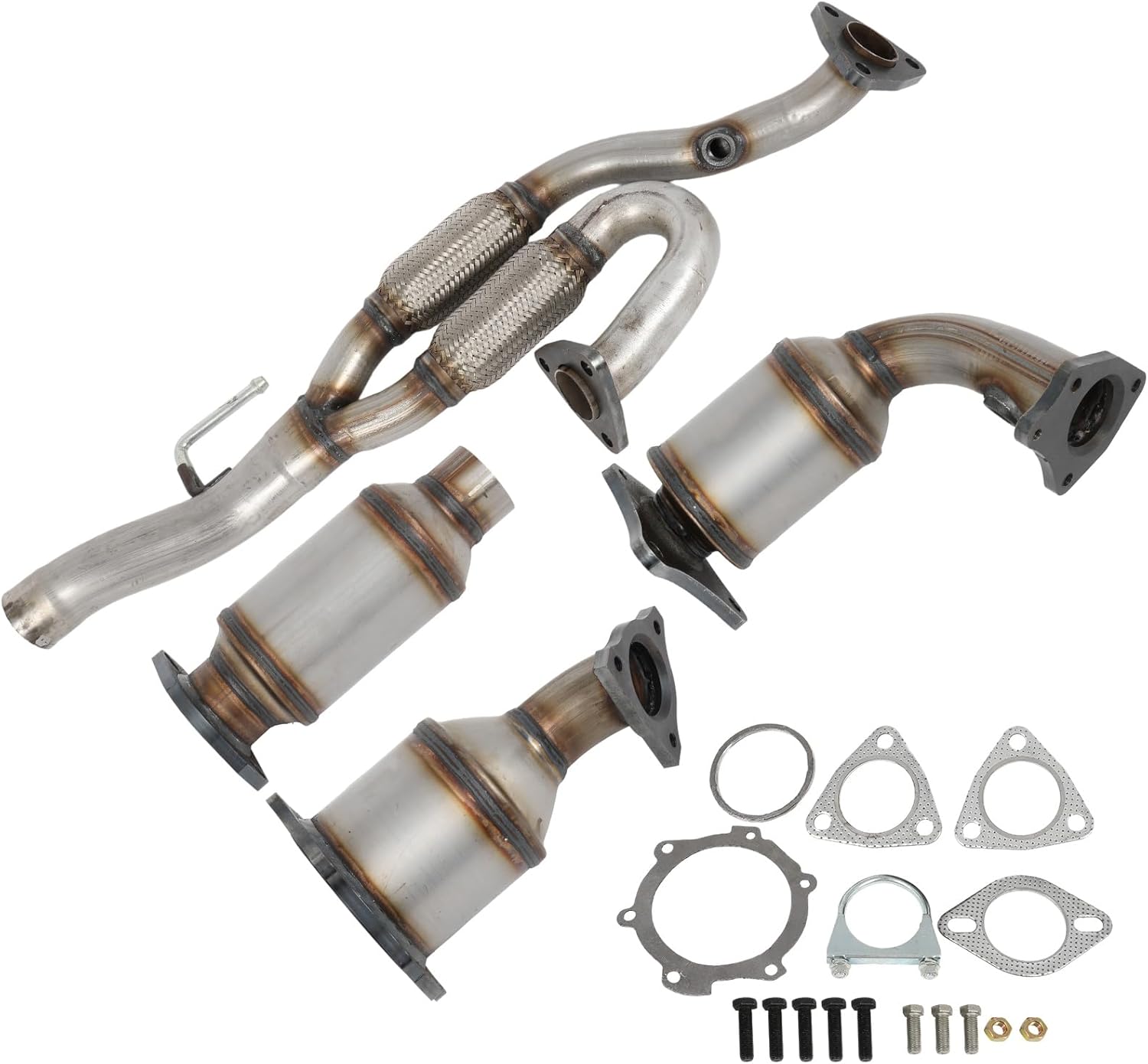 Right 2PCS Catalytic Converter Fit For Nissan For Frontier 2005-2019,Replace 674603,16668,2.5L(EPA Compliant)