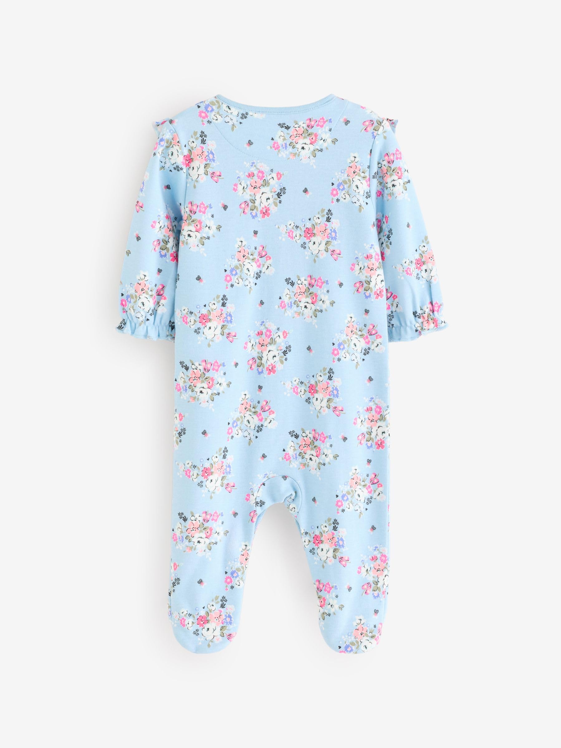 NEXT Baby Mädchen Cath Kidston Florale Babyschlafanzüge aus 100% Baumwolle, 3er-Pack