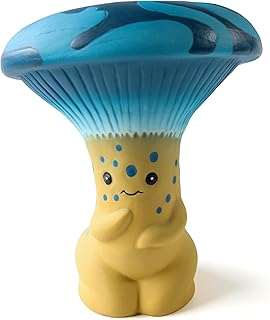 Indi The Curious Mushroom - A Ceramic Figurine Inspired by The Indigo Milk Cap