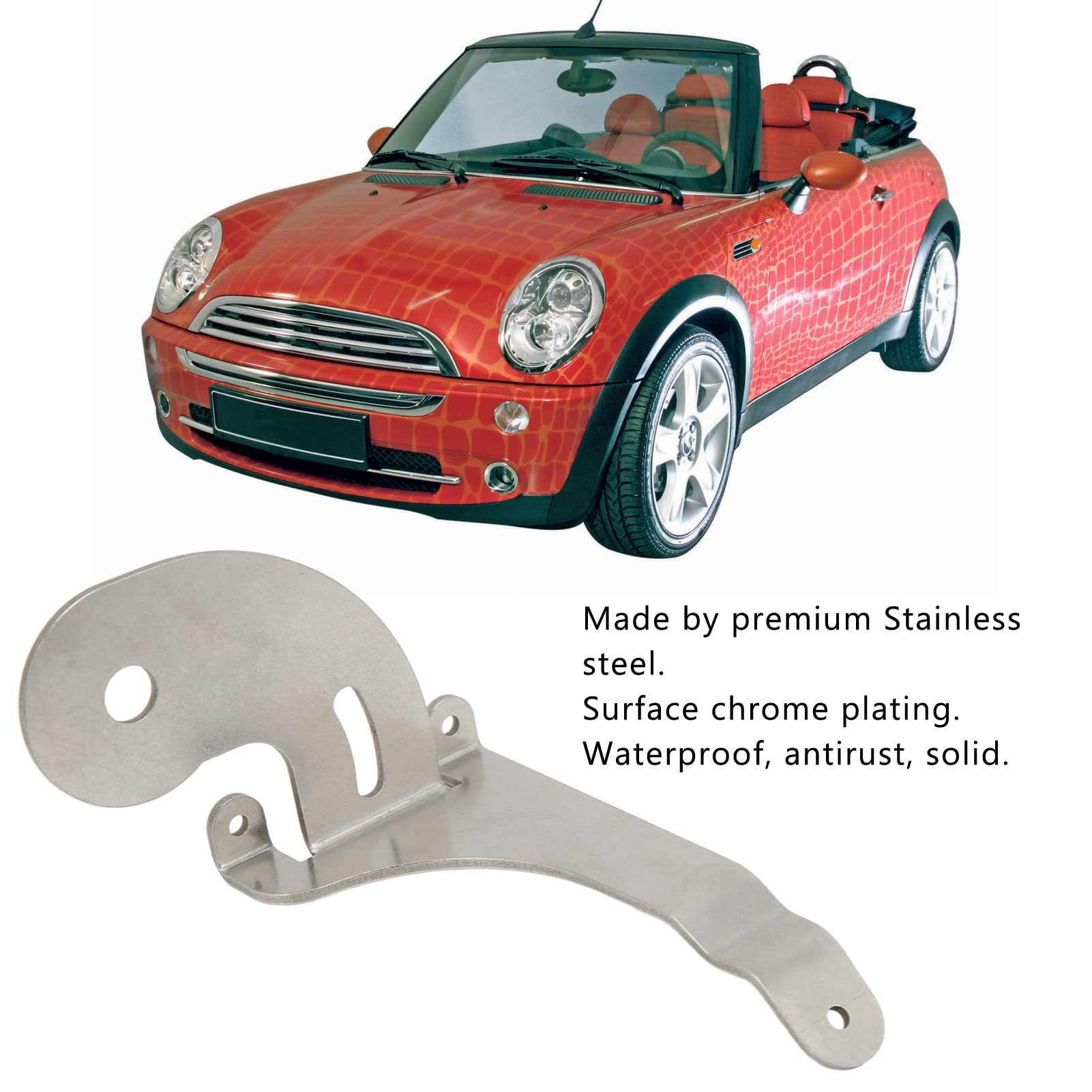 Staffa di Montaggio dei Riflettori Sostitutivi, Si Adatta a Mini R50 R52 R53 2001-2006, Lampada a Nebbia Antisciplica Regolabile Pre per Tutti i Fari Si Sollevano con Cofano