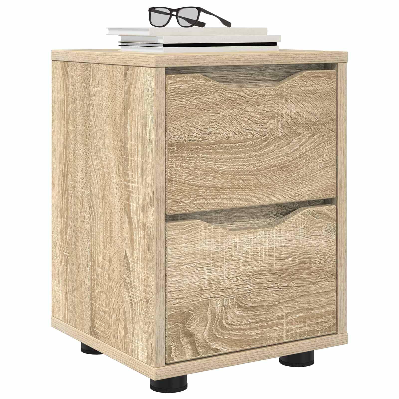 Table de chevet réglable et chic à tiroirs pour optimiser le rangement du lit