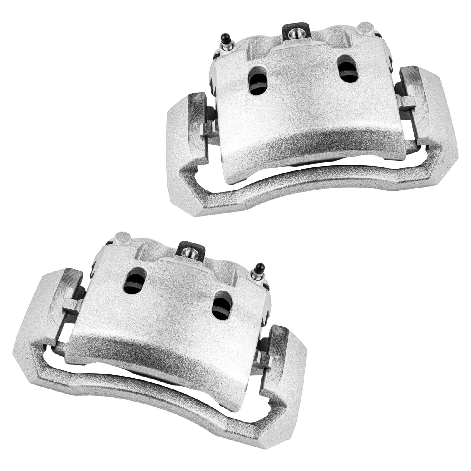 cciyu Front Left &amp; Right Brake Calipers With Bracket 18-B4891 18-B4890