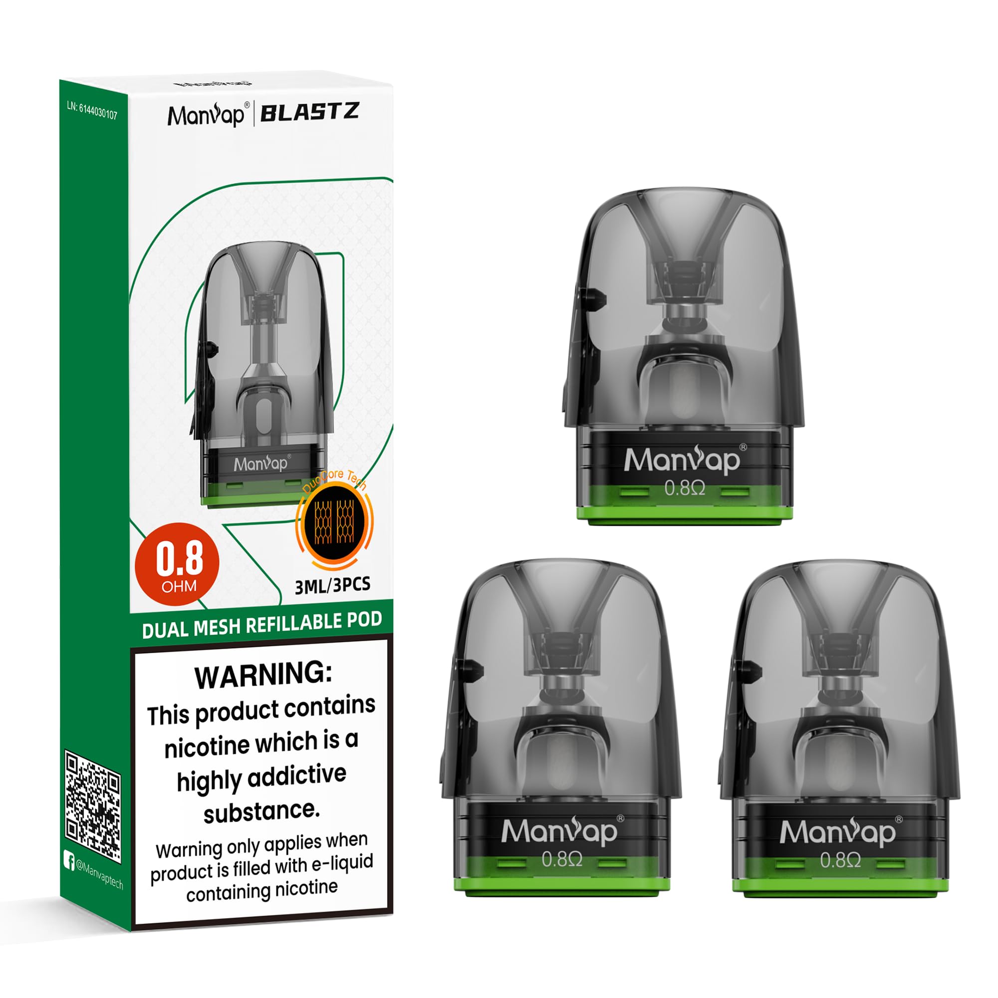 Manvap Cigarettes lectroniques 3ps 3ml Top Refill Atomiseur 0,8ohm Dual Mesh Coil Pas de e-liquide sans Nicotine Blastz : Amazon.fr: High-Tech Manvap Cigarettes lectroniques 3ps 3ml Top Refill Atomiseur 0,8ohm Dual Mesh Coil Pas de e-liquide sans Nicotine Blastz : Amazon.fr: High-Tech