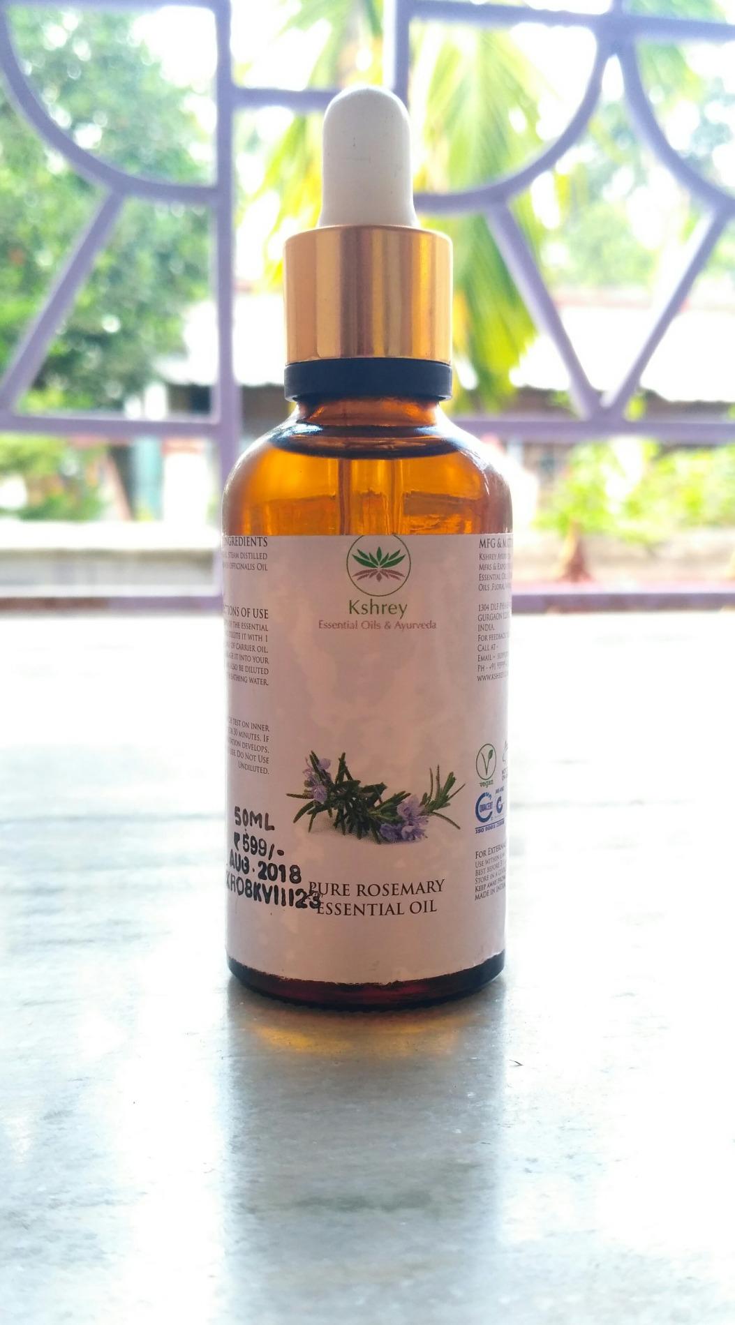 Kshrey Ayurveda Rosemary Essential Oil (50 Ml) Amazon.in Health