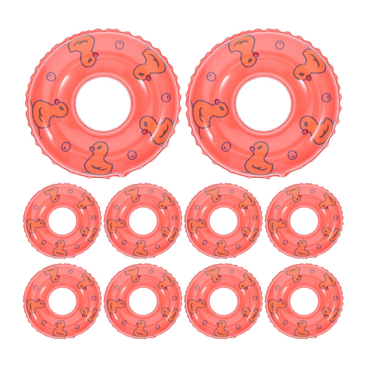 Sosoport 20pcs Swimming Ring Swimming Pool Fun Pool Floats Pool Float Pool Hoops to Swim Through Swim Water Rings Pool Inflatables for Pool Floats Float