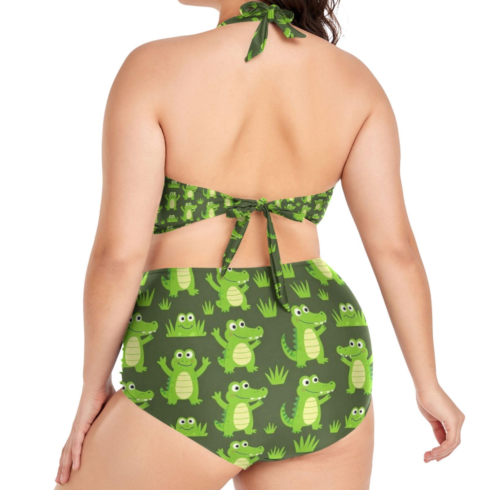 FRODOTGV Stroje kąpielowe damskie plus size L-4XL