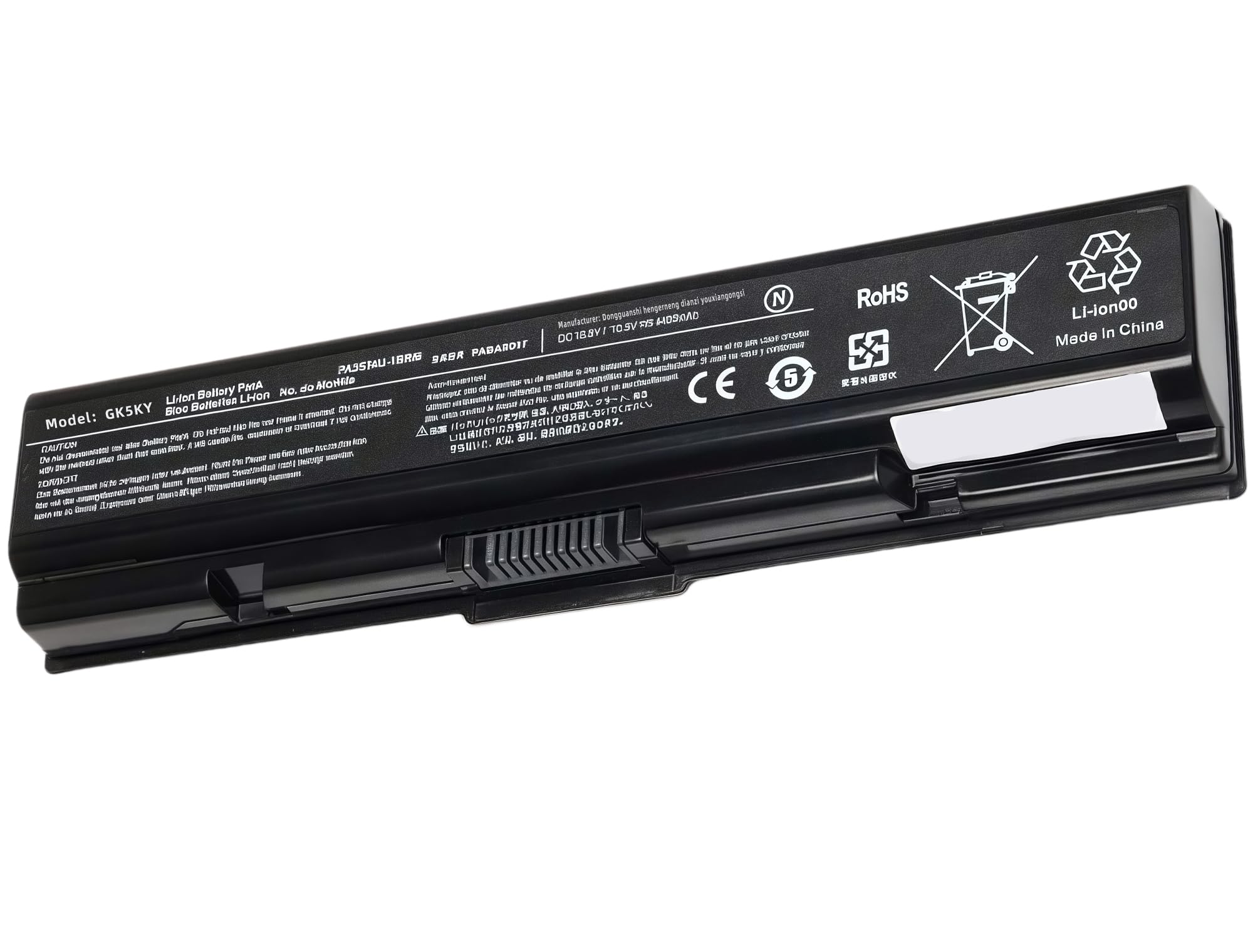 48Wh Battery PA3534U-1BRS Replacement for Toshiba A200 A210 A300 A350 A355 L300 L305 L450 L500 L505 L555 PA3533U-1BRS PA3533U-1BAS PA3534U-1BAS PA3535U-1BAS High Performance