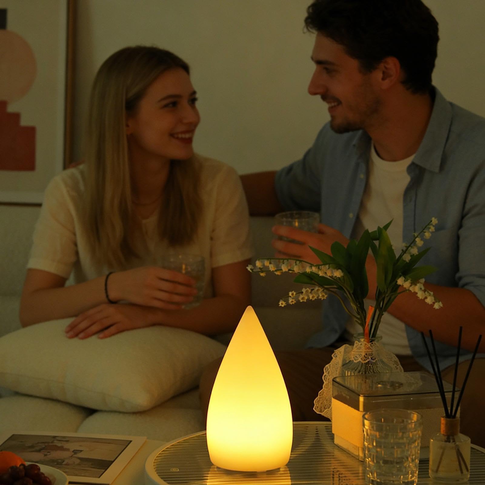 Luce Notturna Luce a forma di ricaricabile con telecomando