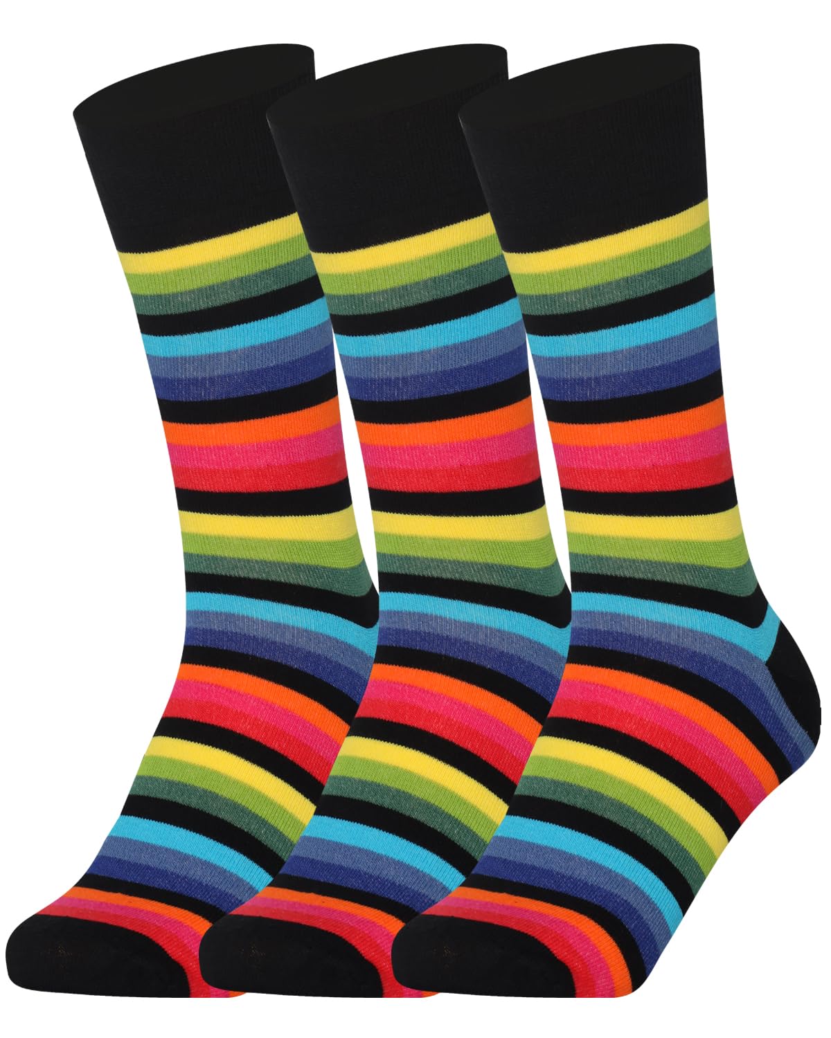 Mysocks Men and Women Crew Socks Extra Fine Combed Cotton Seamless Toe