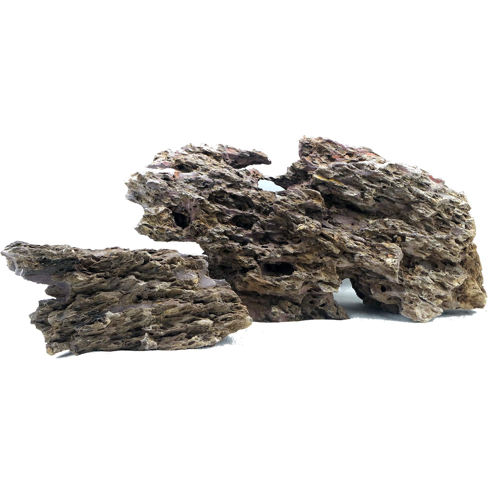 Aquarium Hardscape Materials Planted Aquarium Aquascaping Alveolate Black Stone 15 kg