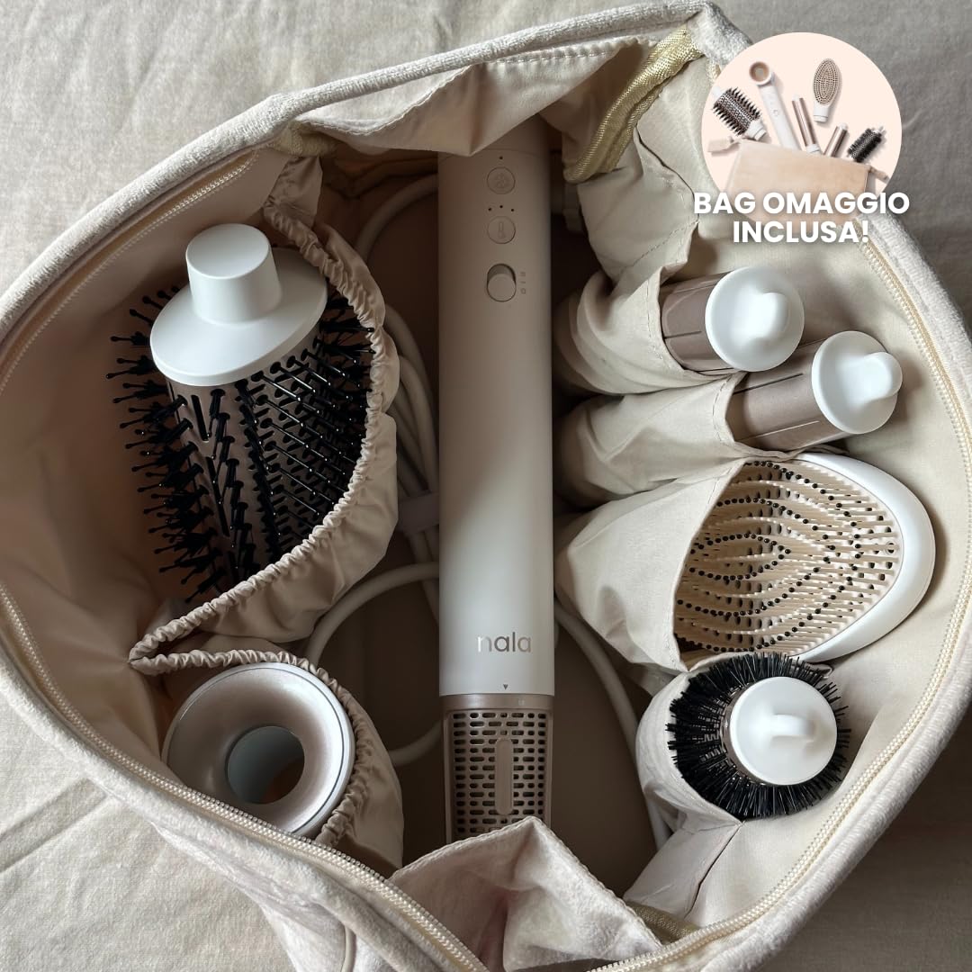 Nala Shape - Styler ad aria 5 in 1 - asciugacapelli, barrel coanda, spazzola ovale, spazzola rotonda, spazzola lisciante