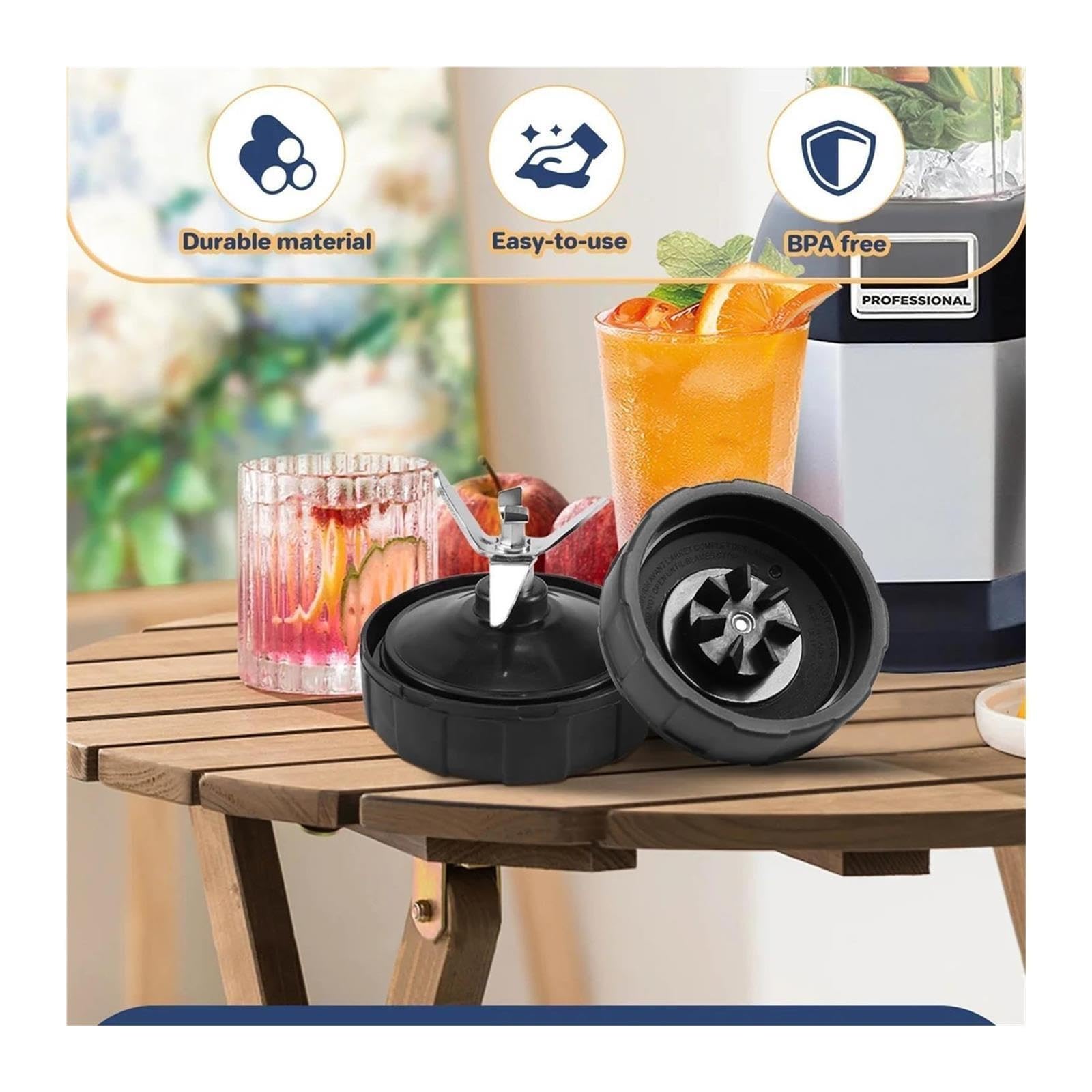 Gruppo Lama Frullatore, Compatibile Con Nutri/Ninja, BL450 BL480 BL642