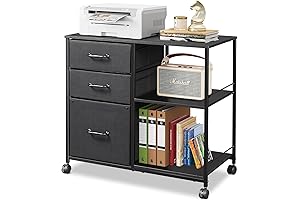 DEVAISE 3 Drawer Mobile File Cabinet: Home Office Essentials for Seamless Organization