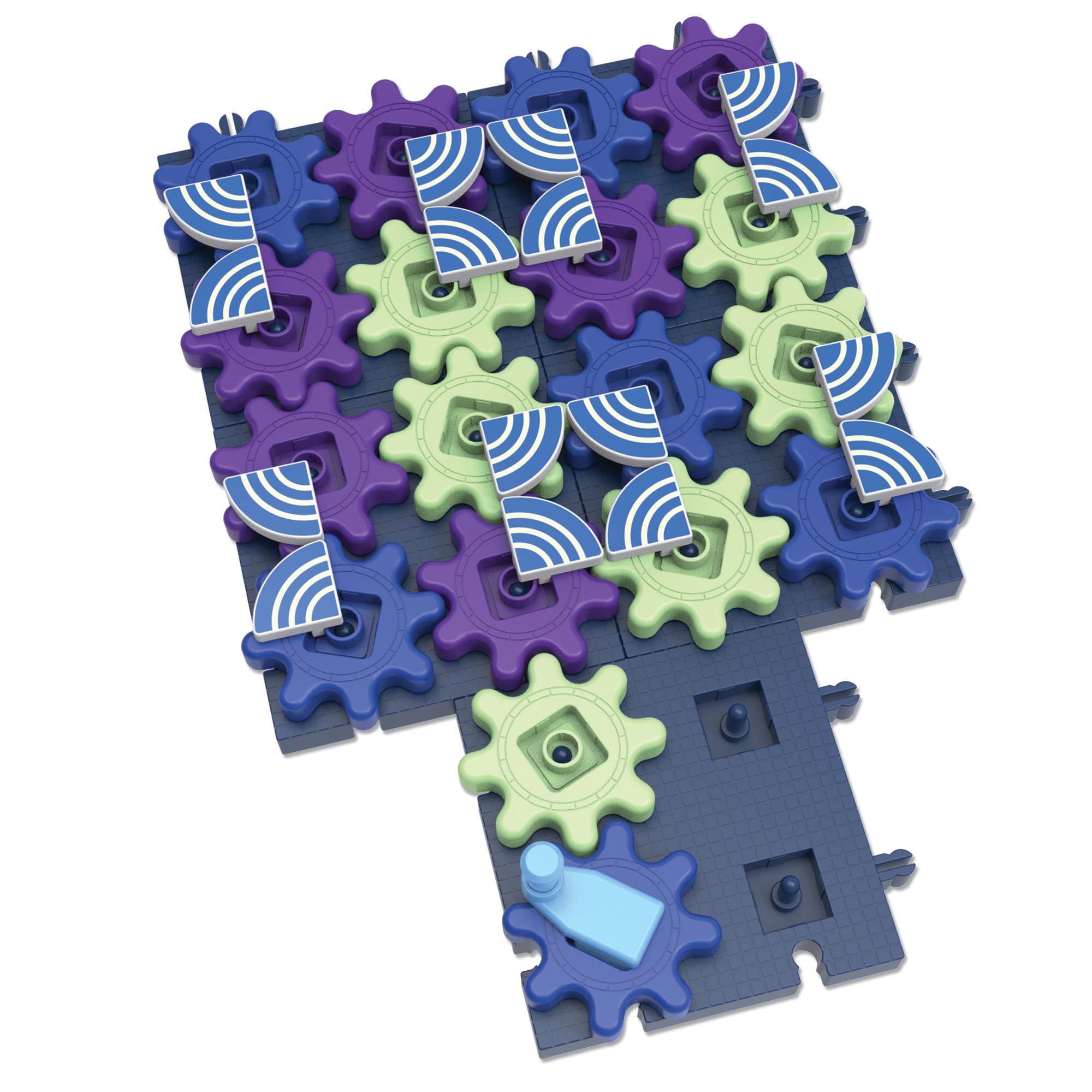 Learning Resources Glowing PatternGears - Building Set with Glow in the Dark Stickers, Toddlers Hands-On Toy, STEM Construction & Engineering, Fine