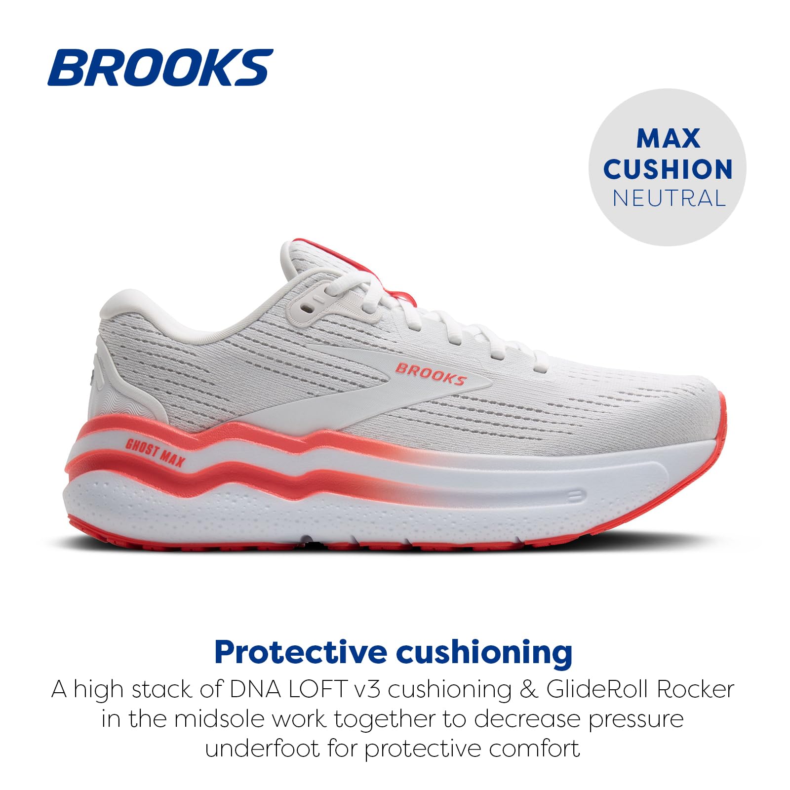 Brooks Womens Ghost Max 2 Running Shoe product thumbnail 4