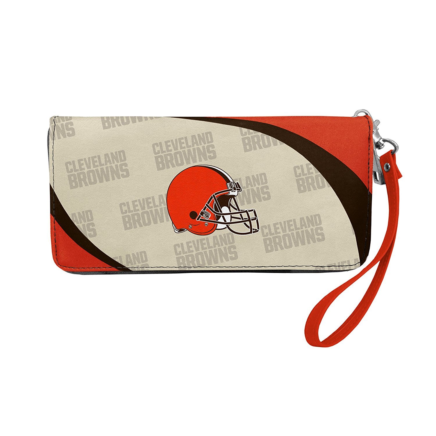 Littlearth Cleveland Browns NFL Curve Zip Organizer Wallet