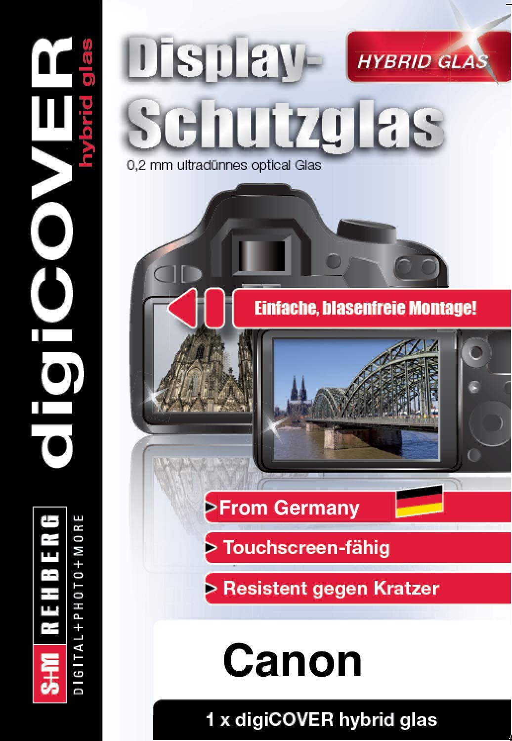 BROTECT AirGlass Schutzfolie Für Canon EOS 1000D – 9H Kratzfest, Anti-Fingerprint, Made In Germany
