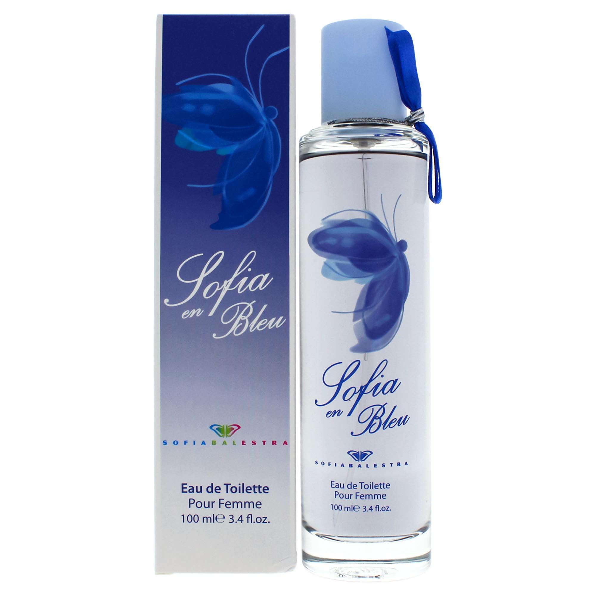 Edt Spray for Women, En Bleu, 3.4 Oz
