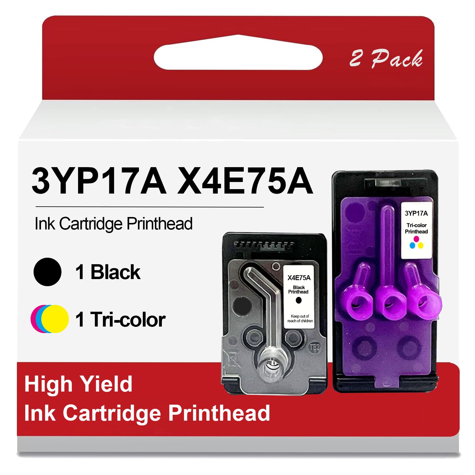Photo 1 of Duhaink 3YP17A X4E75A Toner Cartridge 2-Pack