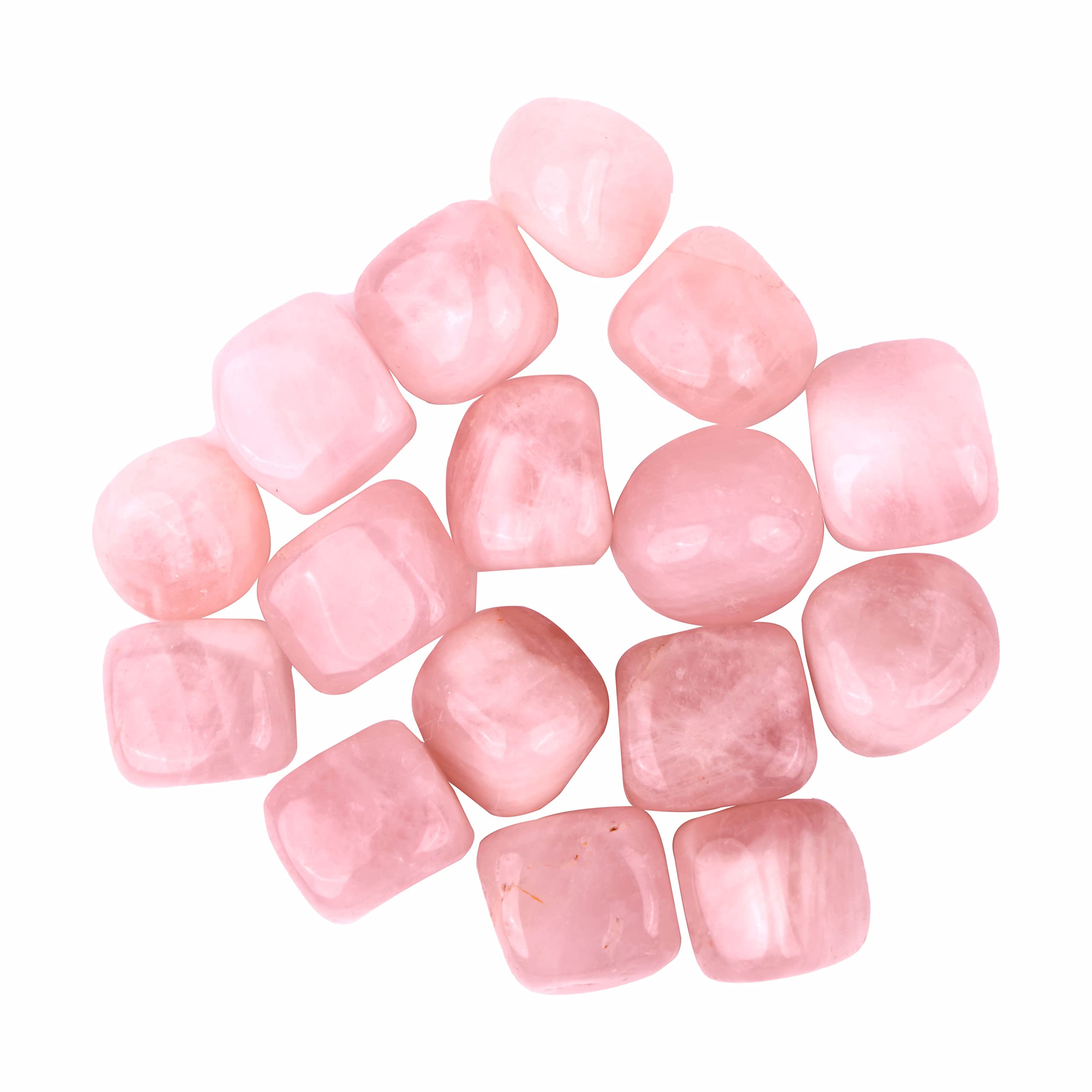 Rose Quartz Agate Tumble/Pebbles Stone. for Reiki, Crystal, Vastu, Fang Shui Aura, Home Decor, Office Decor, Gifting, Good Luck, showpiece etc. (Rose Quartz, 200 gm)-picture-35
