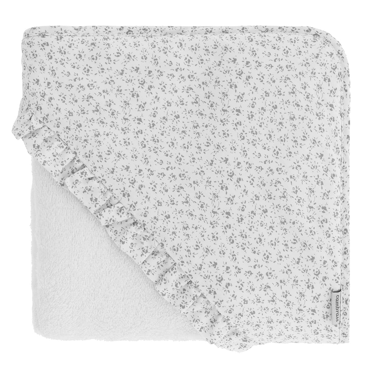 Cambrass - Accappatoio Neonato 100X100X1 Cm Liberty Grau
