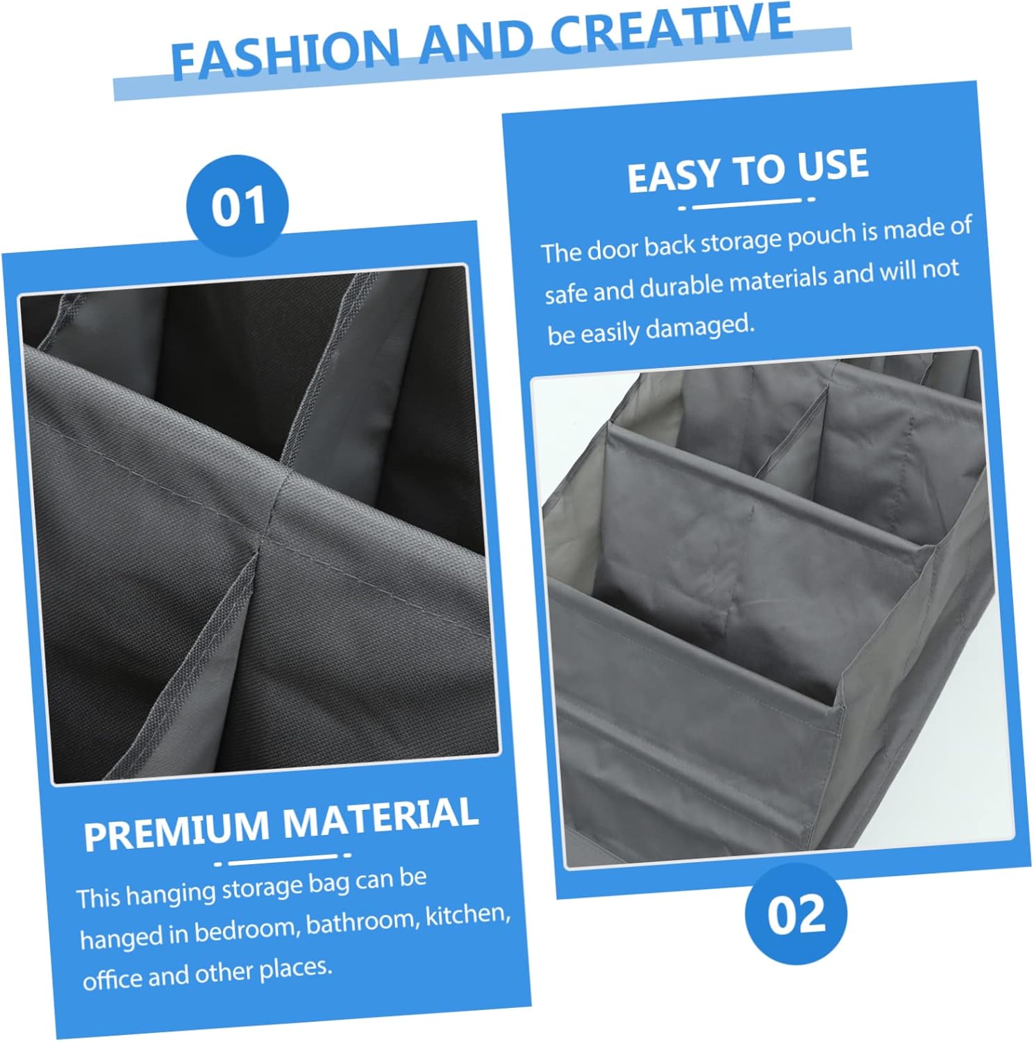 1set Multi-layer Wall Hanging Storage Bags Convenient over Door Organizer for Shoes and Accessories No Assembly Required Breathable Design for Home Nursery Use