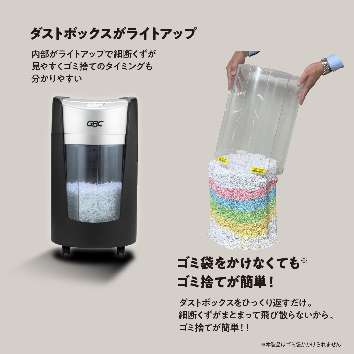 Amazon | 【ごみ捨て回数減】GBC OptiMax オフィスシュレッダー
